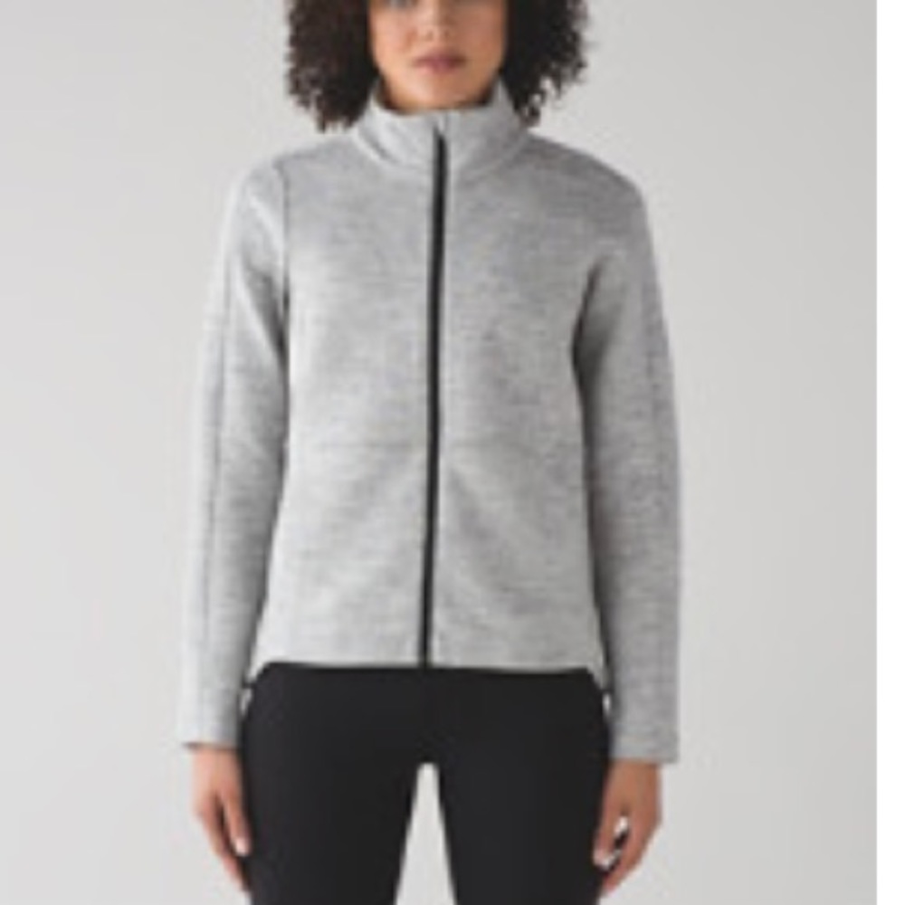 Lululemon size 2 going spaces jacket in grey